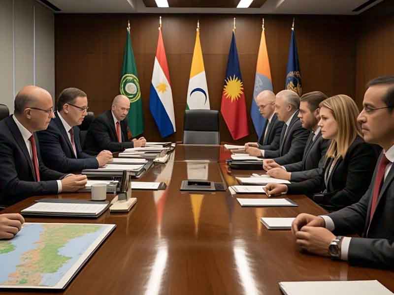 A group of diplomats