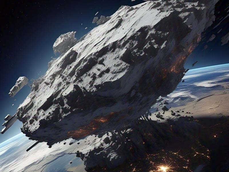 large asteroid